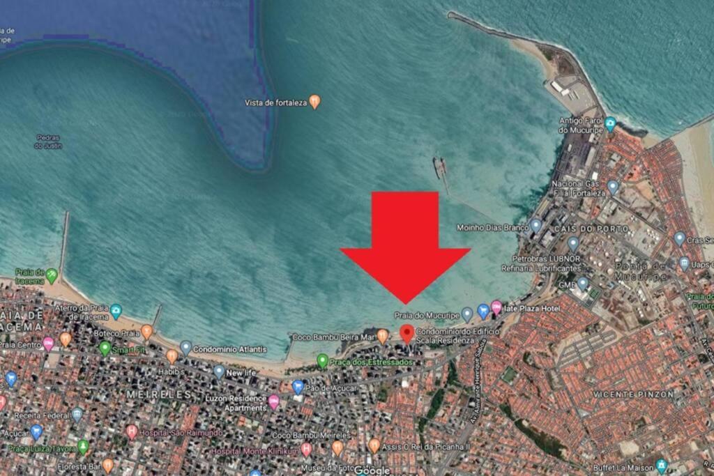 Ferienwohnung 13 Flat Beira Mar Com Energia, Vaga, 3 Camas, Wi-Fi E Ar Fortaleza  Exterior foto